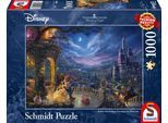 Puzzle SCHMIDT SPIELE "Disney Die Schöne und das Biest, Tanz im Mondlicht", bunt, Puzzles, KinderB:69cm H:49cm, Pappe, Motiv, Puzzle, Made in Germany, B:69cm H:49cm