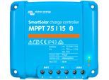 Solarladeregler VICTRON ENERGY "MPPT Victron SmartSolar 75/15", blau, B:10cm H:11,3cm T:4cm, Spannungsregler, Solarladeregler, Leistung maximal in Watt: 220 / 440