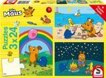 Puzzle SCHMIDT SPIELE "Die Maus Gute Freunde", bunt, Puzzles, Kinder, Pappe, Motiv, Puzzle, 3x24 Teile
