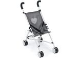Puppenbuggy CHIC2000 "Roma, Mini-Buggy", grau (jeans grau), Puppenwagen, KinderB:29cm H:57cm T:50cm, Kunststoff, Metall, Stoff, Puppenbuggy, B:29cm H:57cm T:50cm