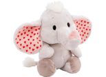 Kuscheltier NICI "Love, Elefant hellgrau, 23 cm", grau, Plüschfiguren, KinderB:12cm H:23cm L:13cm, Plüsch, Kuscheltier, B:12cm H:23cm L:13cm
