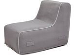 Loungesessel JAHNKE "AIR LOUNGE", grau (stein grau), B:60cm H:70cm T:90cm, Sessel, Loungesessel, aufblasbar, Indoor & Outdoor, 60 cm Sitztiefe