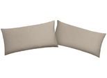 Kissenbezug OTTO HOME "Desner", beige, B:40cm L:80cm, Microfaser, Obermaterial: 100% Polyester, Kissenbezüge, Kissenbezug, Kissenhülle