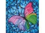 Kreativset DIAMOND DOTZ "Diamond Painting Schmetterling", bunt, Kreativsets, Kinder, Kreativset