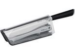 Messer-Set TEFAL "K25790 Ever Sharp S", grau (schwarz, edelstahlfarben), Edelstahl, Kunststoff, Kochmesser-Sets, Messer-Set, Edelstahl, lang anhaltende Schneidleistung und Schärfe