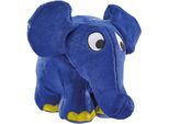 Plüschfigur SCHMIDT SPIELE "Die Maus, Elefant 16 x 22 cm", blau, Plüschfiguren, KinderH:16cm L:22cm, Plüschfigur, H:16cm L:22cm