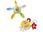 Greifspielzeug HEUNEC "Biene Maja Quietschie und Spiel-Wabe", bunt, Greifspielzeug, Baby, Polyester, Greifspielzeug