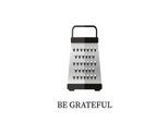 Wanddekoobjekt QUEENCE "BE GRATEFUL", schwarz, B:30cm H:45cm T:0,1cm, Stahl, Wanddekoobjekte, Wanddekoobjekt, Stahlschild, Blechschild, Spruch, Witzig, Wanddeko, retro, 20x30cm