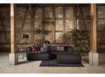 Ecksofa W.SCHILLIG "around-the-block Mega-Sofa & Hocker, viel Platz, Breite 300cm, L-Form", braun (braun z59), B:300cm H:66cm T:164cm, Longlife Xtra-Leder Z59: Glattleder mit modischer Prägung. Hautstärke 0, 9 - 1, 1 mm, Sofas, Ecksofa, inklusive Hocker, mit eleganter Biese, mit Federkern