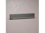 Wandboard HOME AFFAIRE "Estepona", anthrazit und eichefarben, B:150cm H:25cm T:18cm, Holzwerkstoff, Regale, Wandboard, Wandboard mit Ablage - (B/T/H) 150/18/25 cm