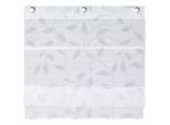 Novel Magnetrollo Boria, Weiß, Textil, Blätter, 100x130 cm, Oeko-Tex® Standard 100, Länge universell einstellbar, Wohntextilien, Rollos & Jalousien, Rollos