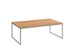 Ambia Garden Loungetisch Teak, Teak, Metall, 0 Schublade(n) Schubladen, rechteckig, eckig, 120x73x43 cm, Loungemöbel, Loungetische