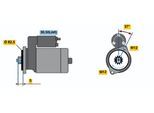 BOSCH Starter 0986021220 für Audi