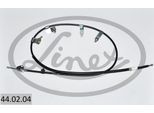 LINEX Seilzug, Feststellbremse 440204 rechts für TOYOTA
