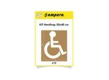 A.M.P.E.R.E. Schablonenset Schablonen KIT Handicap 50 cm x 60 cm (10663)