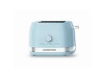 Gourmetmaxx Toaster GOURMETmaxx, Blau, Kunststoff, 21.6x21.9x33.2 cm, Krümelschublade, Auftaufunktion, Aufwärmfunktion, Schnellstoppfunktion, automatischer Auswurf nach Röstende, Küchengeräte, Toaster