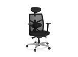 hjh OFFICE Profi Bürostuhl BELLAC Stoff / Netzstoff mit Armlehnen