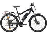 E-Bike LLOBE "Mountain E-Bike 27,5" Brillant" Gr. 47, schwarz (schwarz, schwarz), Elektrofahrräder, 47cm, 27,5 Zoll (69,85cm)