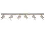 GLOBO LIGHTING Deckenspot "ROBBY", beige (sandfarben), 6, H: 12cm, 1 Stk., Leuchten, Strahler Sandfarben, dreh-/schwenkbar, GU10 35W, Deckenspot