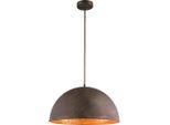 Globo , Goldfarben, Rostfarben , Metall , 120 cm , Beleuchtung, Innenleuchten, Hängeleuchten