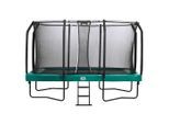 Salta , Grün , Metall , rechteckig , 244x427 cm , Spielwaren, Outdoorspielzeug, Trampoline