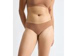 High-Waist-Slip SLOGGI "ZERO Feel 2.0", Damen, Gr. XS, braun (nostalgic braun), Jersey, Obermaterial: 76% Polyamid, 24% Elasthan, körpernah, Unterhosen, softe Mikrofaser, atmungsaktiv, ultraleicht und dehnbar