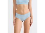 Hipster SLOGGI "ZERO Feel 2.0", Damen, Gr. S, blau (light blau), Single Jersey, Obermaterial: 76% Polyamid, 24% Elasthan, Unterhosen, softe Mikrofaser, atmungsaktiv, ultraleicht und dehnbar