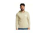 Caterpillar Kapuzenlangarmshirt aus Baumwolle für Herren in Beige