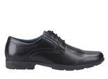 Pod Alec Leren Herenschoenen Met Zwarte Veters.