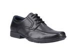 Pod Angus Leren Herenschoenen Met Zwarte Veters.