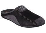 Cotswold Westwell Stoffen Heren Zwarte Pantoffels