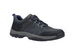 Cotswold Toddington Leren Heren Marineblauwe Veterschoenen