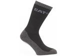 Caterpillar CAT Thermo Katoenen Unisex Volwassen Zwarte Sokken - Kuit