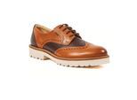 Pod Kortney Leder Women's Tan Multi Brogues Schuhe