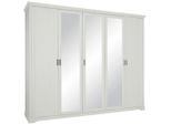 Drehtürenschrank Marilou Weiss 264/220/64 cm Weiss