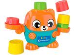 Steckspielzeug CLEMENTONI "Baby Clementoni, Stapel-Bär", bunt, Steckspielzeug, Baby, Kunststoff, Steckspielzeug, Made in Europe