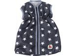 Puppen Schlafsack CHIC2000 "Brombeere", blau (sternchen blau), Puppenausstattungen, KinderB:27cm H:2cm T:45cm, Polyester, Puppen Schlafsack, B:27cm H:2cm T:45cm