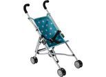 Puppenbuggy CHIC2000 "Roma, Mini-Buggy", sternchen türkis, Puppenwagen, KinderB:29cm H:57cm T:50cm, Kunststoff, Metall, Stoff, Puppenbuggy, B:29cm H:57cm T:50cm