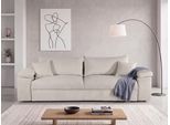 Schlafsofa COLLECTION AB "Mara, B: 249 cm, Liegefl. 139x195 cm", beige, B:249cm H:42cm T:87cm, 100%Polyester, Sofas, Schlafsofa, Dauer-Schlaffunktion, Bettkasten & Federkern, wahlweise mit Topper