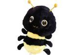 Kuscheltier HEUNEC "Young&Trendy, Biene", schwarz (schwarz, gelb), Plüschfiguren, KinderB:12cm H:16cm, Kuscheltier, B:12cm H:16cm