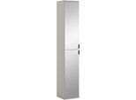 Mehrzweckschrank HOME AFFAIRE "TRONDHEIM, Höhe 193 cm, 2 Spiegeltüren, 6 Fächer, 4 Einlegeböden", kaschmir, B:30cm H:193cm T:34cm, Holzwerkstoff, Schränke, Mehrzweckschrank, Schrank, Hochschramk, Mehrzweckschrank, Universalschrank, Flur, Diele