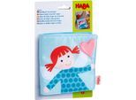 Greifspielzeug HABA "Stoffbuch Schutzengel", bunt, Greifspielzeug, BabyB:13,5cm H:13,5cm, Polyester, Greifspielzeug, mit Befestigungsschlaufe, B:13,5cm H:13,5cm