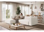 Ecksofa OTTO HOME "Merid L-Form, Sofa-Fix, B: 254 cm - OTTO. Verlässliche Qualität.", creme, B:254cm H:96cm T:160cm, 100% Polyester, Sofas, Ecksofa, Ottomane rechts/links, belastbar bis 460kg, nicht modulare Sofa