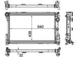 MAHLE Kühler, Motorkühlung cr1684000p für Mercedes