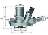 MAHLE Thermostat, Kühlmittel ti14780 für Opel ABARTH
