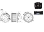 MAHLE Innenraumgebläse ab195000s für Ford