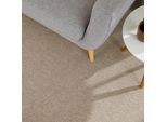 Teppichboden ANDIAMO "Barbara, Feinschlinge, Gesamthöhe 4,5 mm, Luxusklasse LC1", beige, B:400cm L:500cm, Kunstfaser, Teppiche, meliert, Breite 200 oder 400 cm, strapazierfähig, pflegeleicht