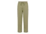 Stoffhose KAFFE "Strickhose KAjenny", Damen, Gr. M, N-Gr, grün (oil grün), Obermaterial: 76% Polyester Pol. recyc.. 20% Viskose CV. 4% Elasthan EL., Hosen Stoffhose