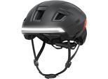 Fahrradhelm ABUS "HYP-E" Gr. S, grau (grau (volcano titan)), Helme, S Kopfumfang: 51cm - 55cm