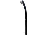 Gartendusche SUMMER FUN, schwarz, B:17cm H:40cm L:117cm, Kunststoff, Outdoorduschen